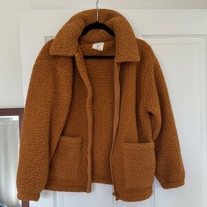 Billabong Tan Sherpa Jacket